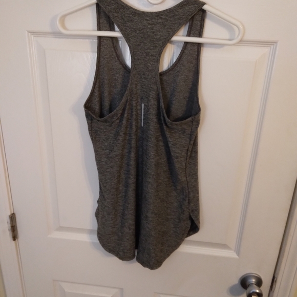 Women's  Reebok Grey Racer Tank XS - Picture 4 of 7